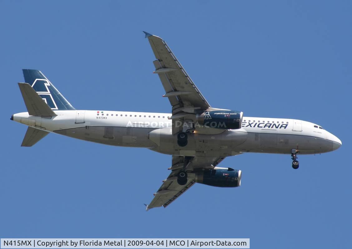 N415MX, 1994 Airbus A320-231 C/N 415, Mexicana A320