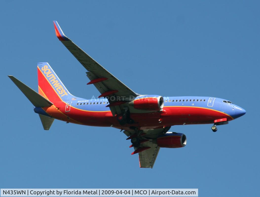 N435WN, 2003 Boeing 737-7H4 C/N 32455, Southwest 737-700