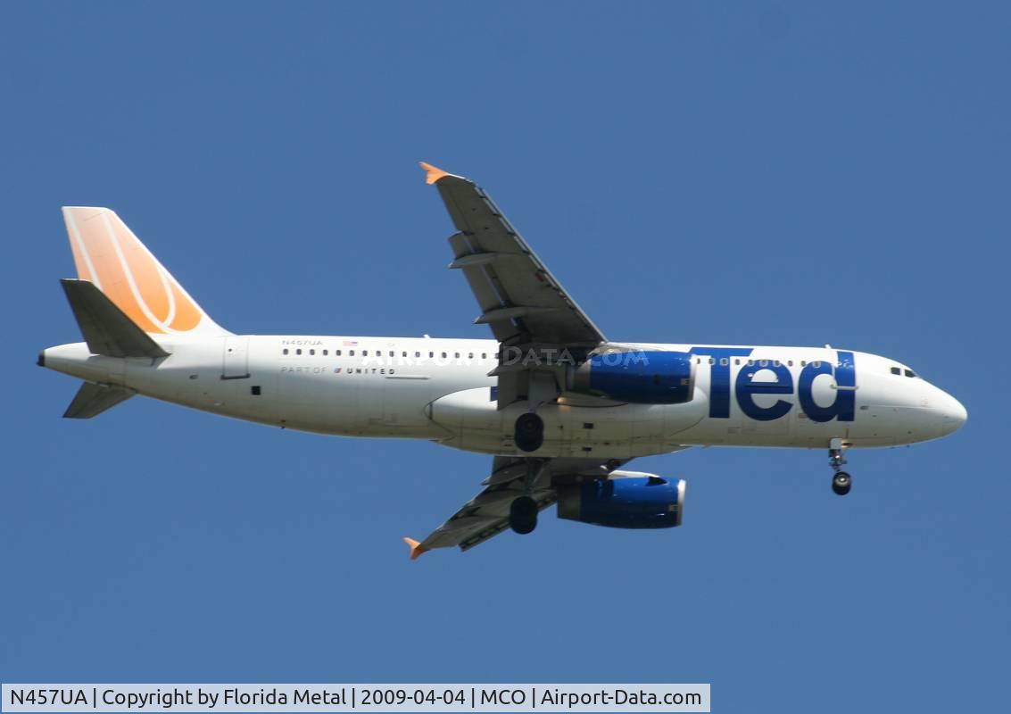 N457UA, 1999 Airbus A320-232 C/N 1146, Ted A320