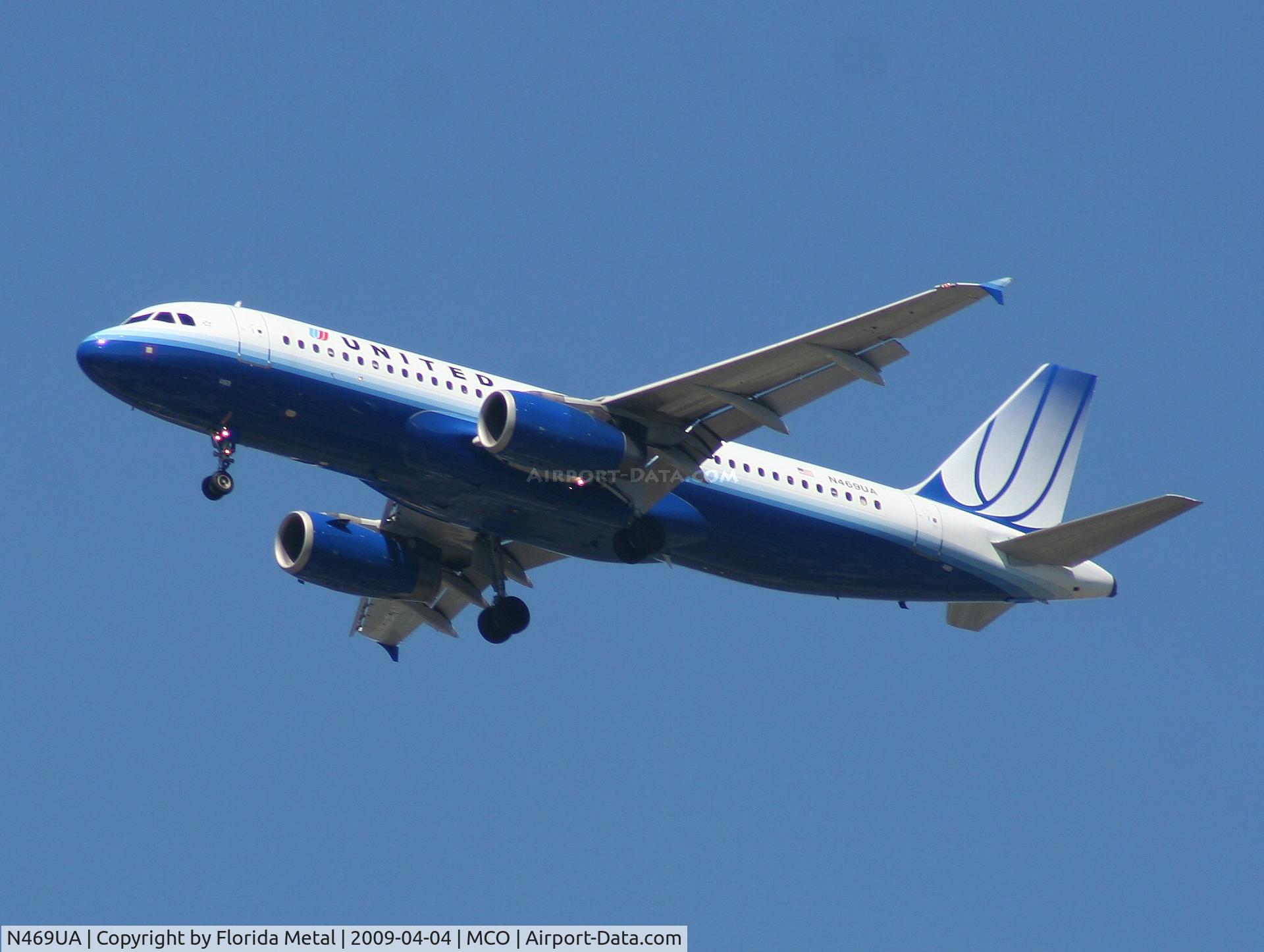 N469UA, 2001 Airbus A320-232 C/N 1409, United A320
