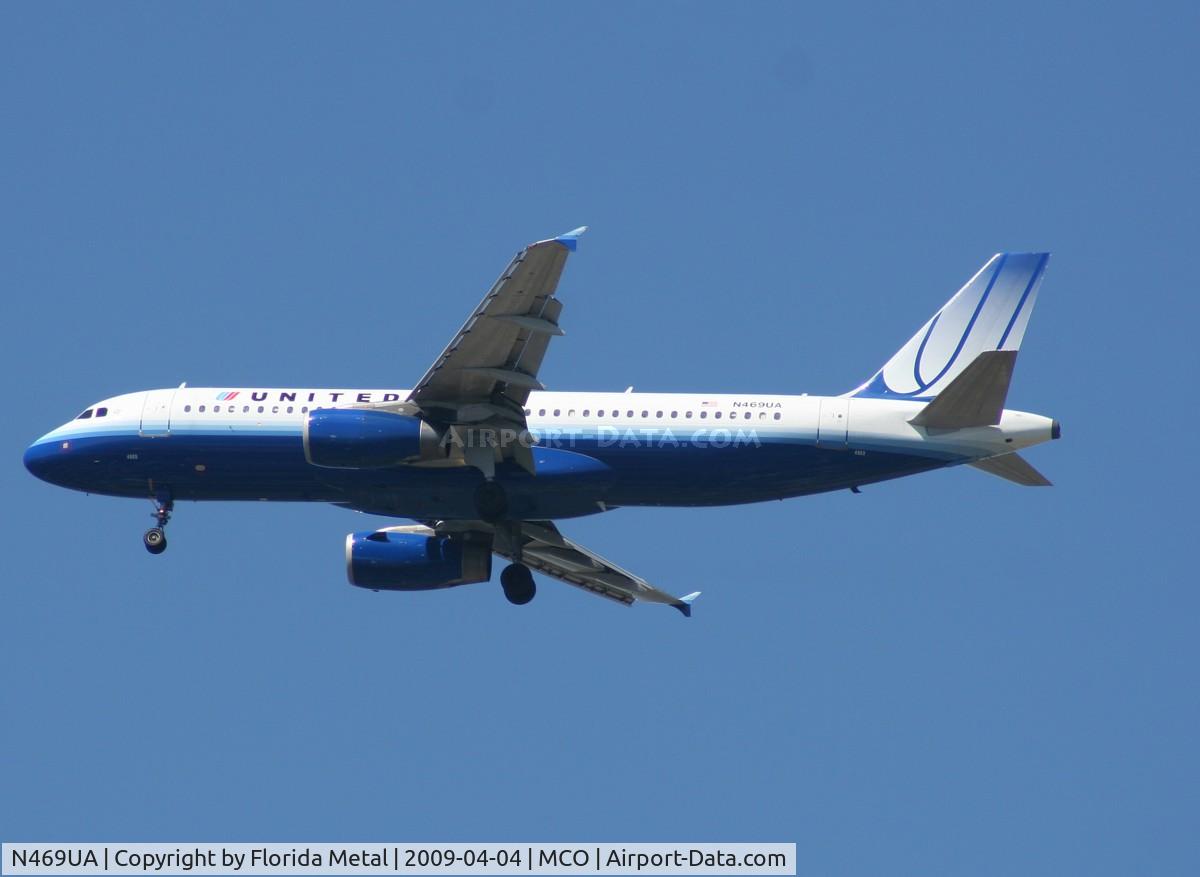 N469UA, 2001 Airbus A320-232 C/N 1409, United A320