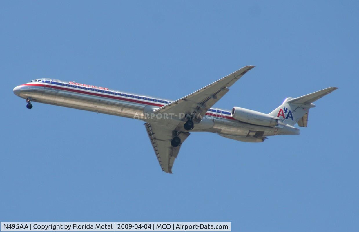 N495AA, 1989 McDonnell Douglas MD-82 (DC-9-82) C/N 49733, American MD-82