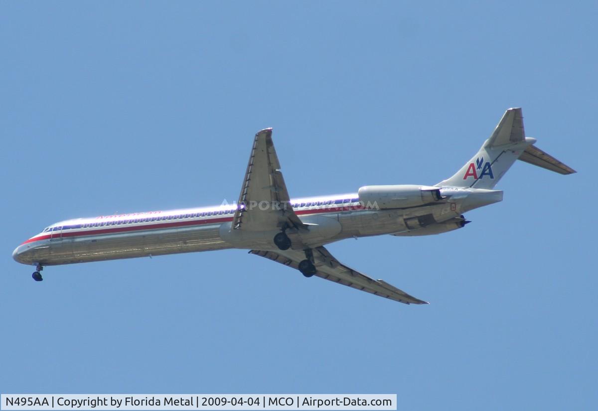 N495AA, 1989 McDonnell Douglas MD-82 (DC-9-82) C/N 49733, American MD-82