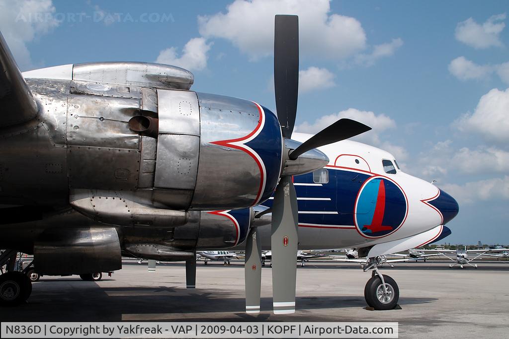 N836D, 1957 Douglas DC-7B C/N 45345, Eastern DC7
