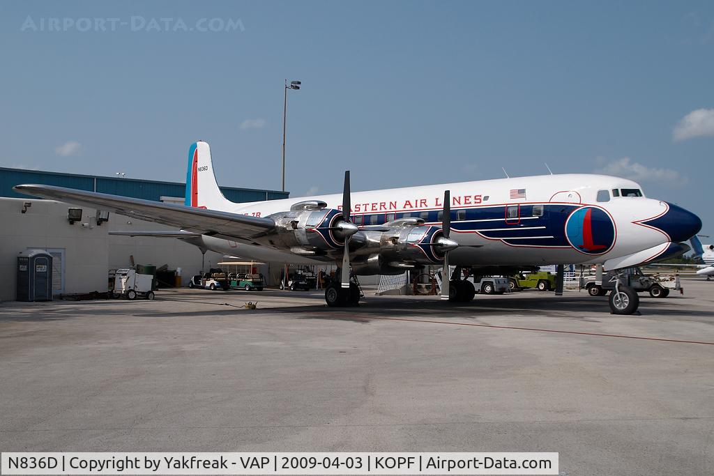 N836D, 1957 Douglas DC-7B C/N 45345, Eastern DC7