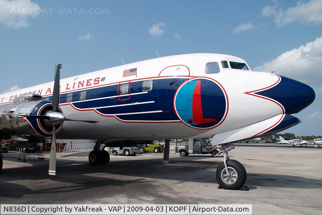 N836D, 1957 Douglas DC-7B C/N 45345, Eastern DC7