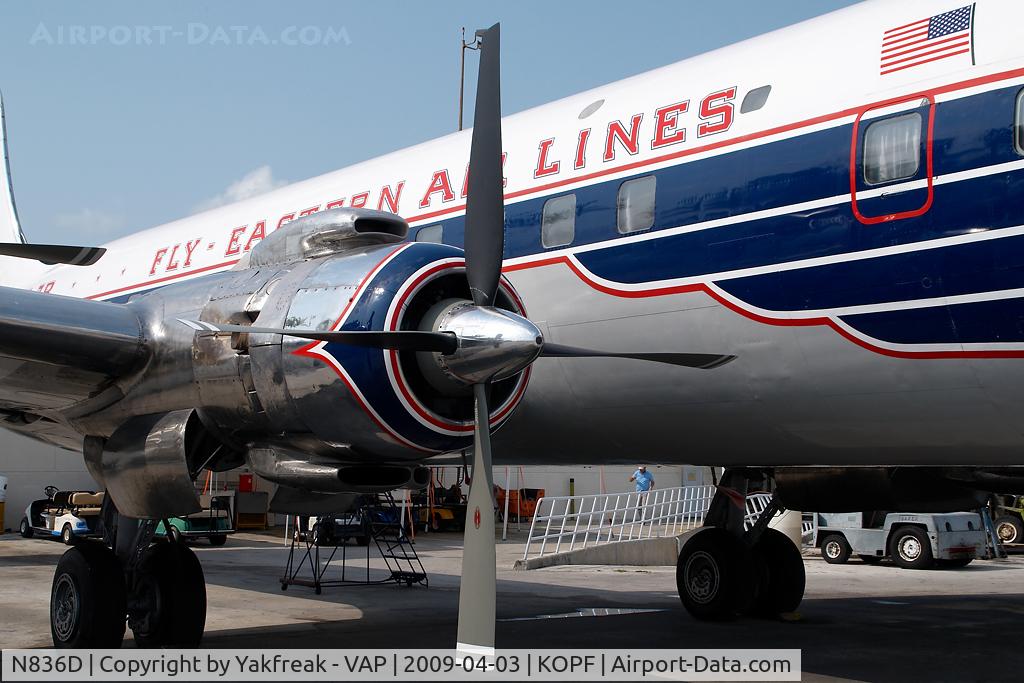 N836D, 1957 Douglas DC-7B C/N 45345, Eastern DC7