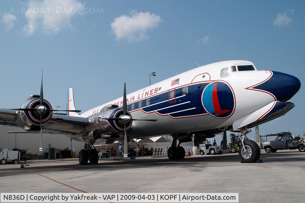 N836D, 1957 Douglas DC-7B C/N 45345, Eastern DC7