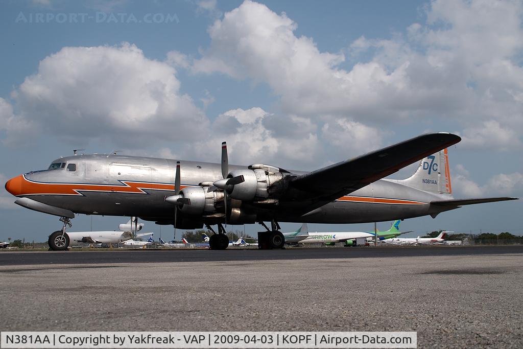 N381AA, 1956 Douglas DC-7BF C/N 44921, DC7