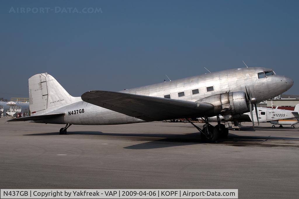 N437GB, 1944 Douglas DC3C-S1C3G (C-47A) C/N 19999, Atlantic Air Cargo Douglas DC3