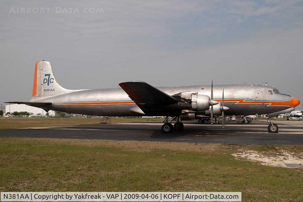 N381AA, 1956 Douglas DC-7BF C/N 44921, DC7