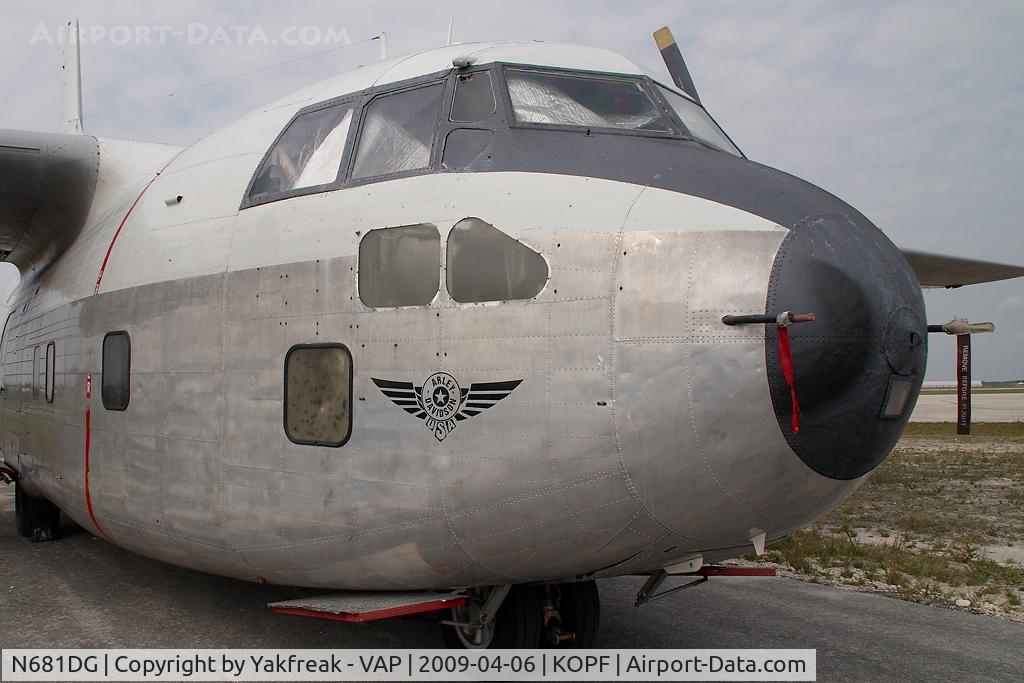 N681DG, 1954 Fairchild C-123K (C-123B Provider) C/N 20130, Fairchild C123