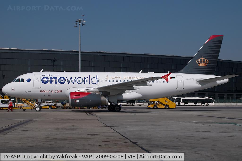 JY-AYP, 2009 Airbus A319-132 C/N 3832, Royal Jordanian Airbus 319