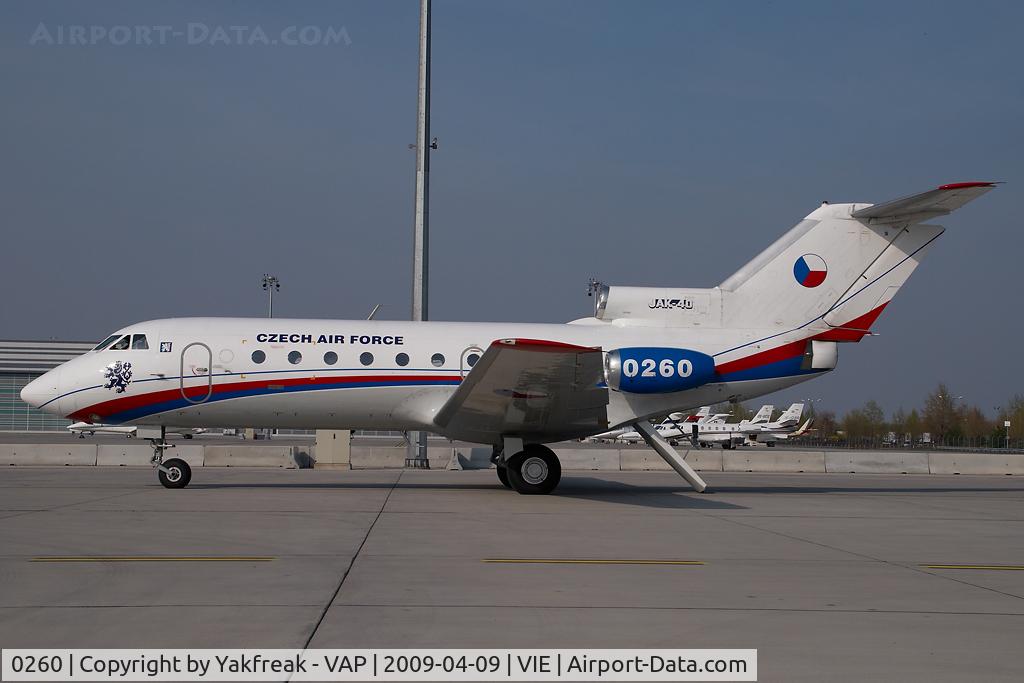 0260, 1978 Yakovlev Yak-40 C/N 9940260, Czech Air Force Yak40