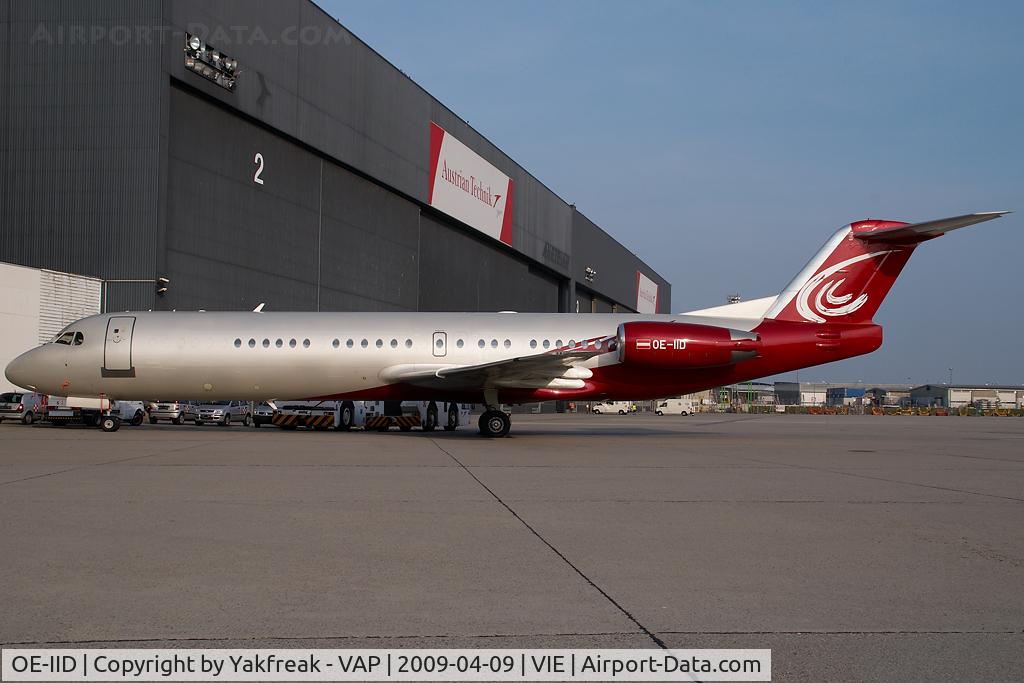 OE-IID, 1991 Fokker 100 (F-28-0100) C/N 11368, Fokker 100