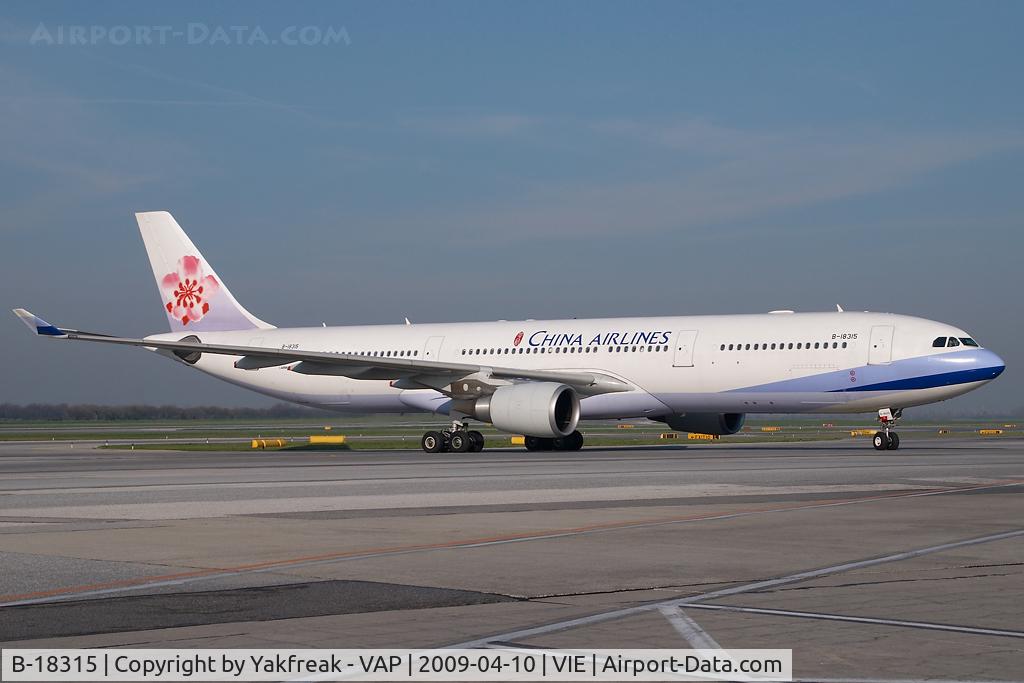 B-18315, 2007 Airbus A330-302 C/N 823, China AIrlines Airbus A330-300
