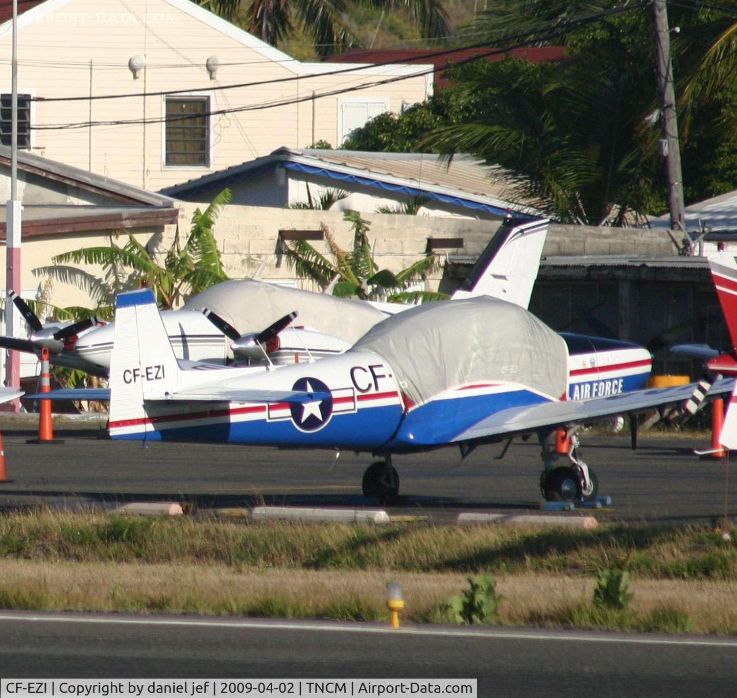 CF-EZI, 1946 North American Navion (NA-145) C/N NAV-4-399, park at the  tncm ramp