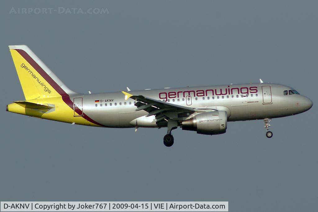 D-AKNV, 2005 Airbus A319-112 C/N 2632, Germanwings Airbus A319-112