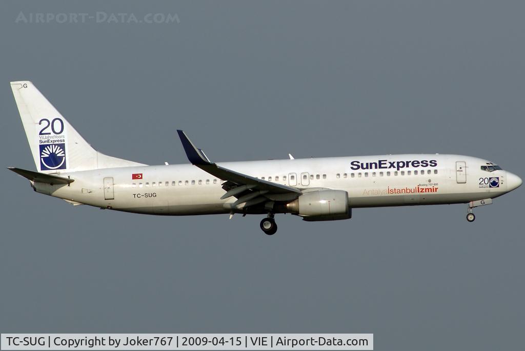 TC-SUG, 2002 Boeing 737-8CX C/N 32365, SunExpress Boeing 737-8CX
