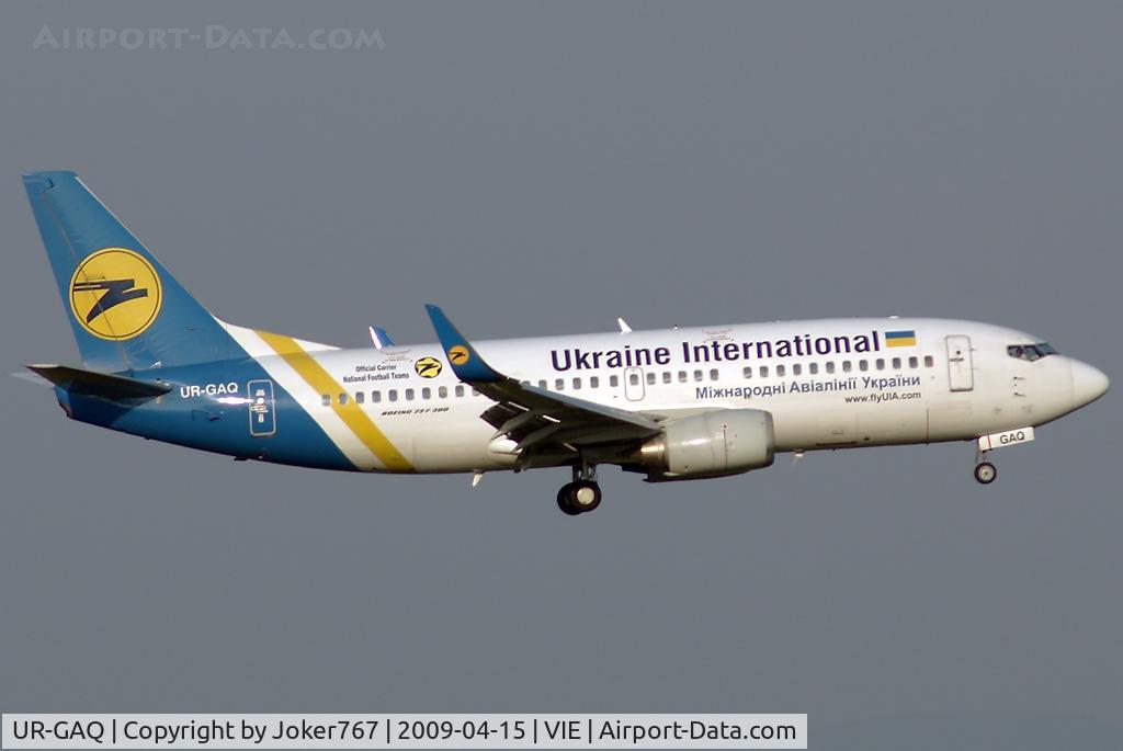 UR-GAQ, 1997 Boeing 737-33R C/N 28869, Ukraine International Boeing 737-33R(WL)