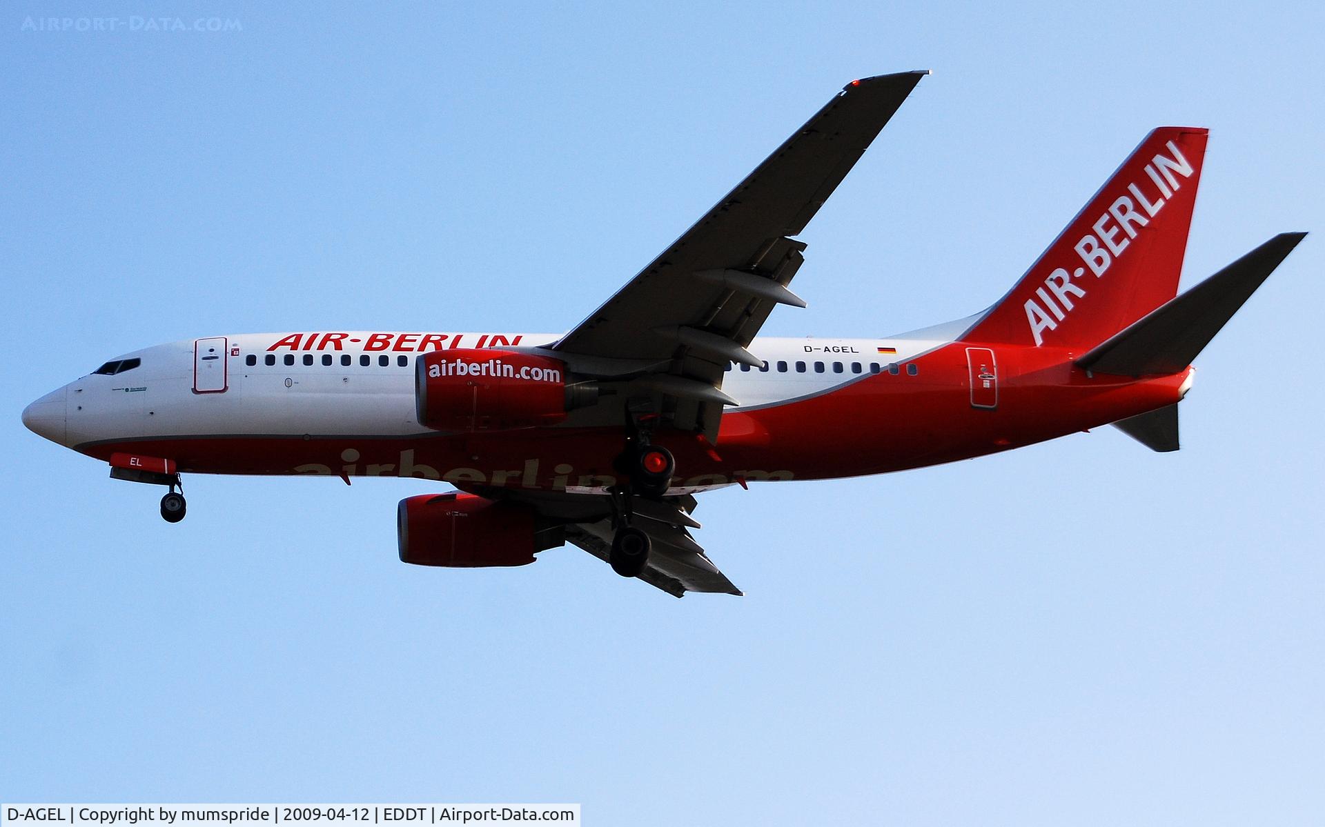 D-AGEL, 1997 Boeing 737-75B C/N 28110, Bird´s return to homebase