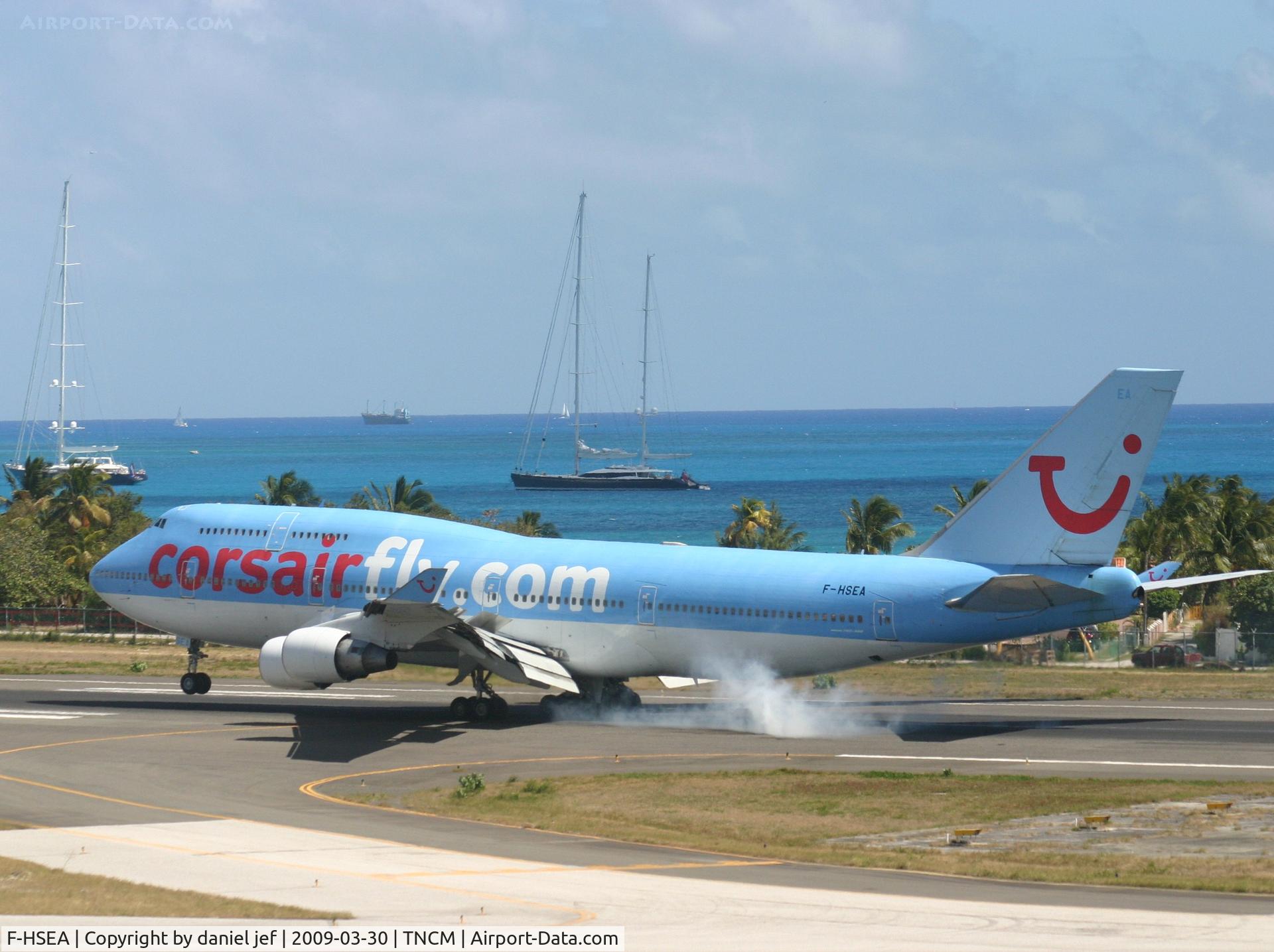 F-HSEA, 1992 Boeing 747-422 C/N 26877, Landing 10