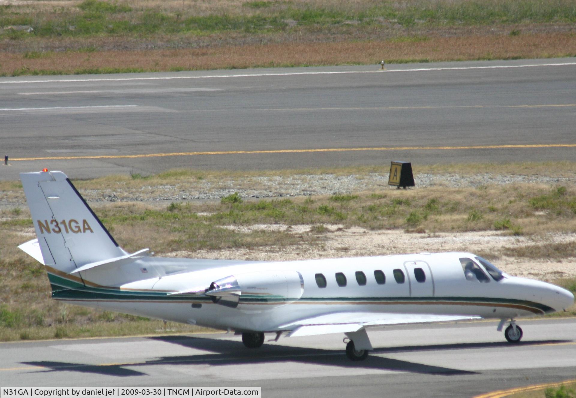 N31GA, 1981 Cessna 550 C/N 550-0221, taking off