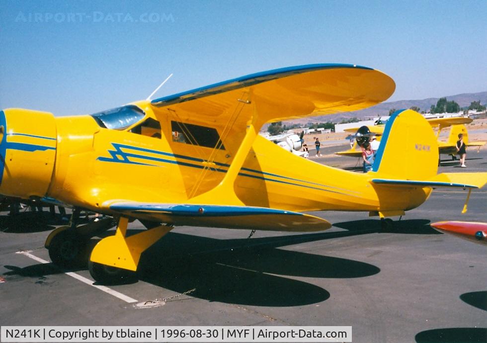 N241K, 1939 Beech D17S Staggerwing C/N 287, 1996 Staggerwing Convention at MYF