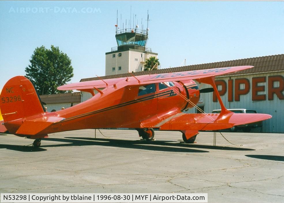 N53298, 1943 Beech D17S Staggerwing C/N 4900, 1996 Staggerwing Convention at MYF