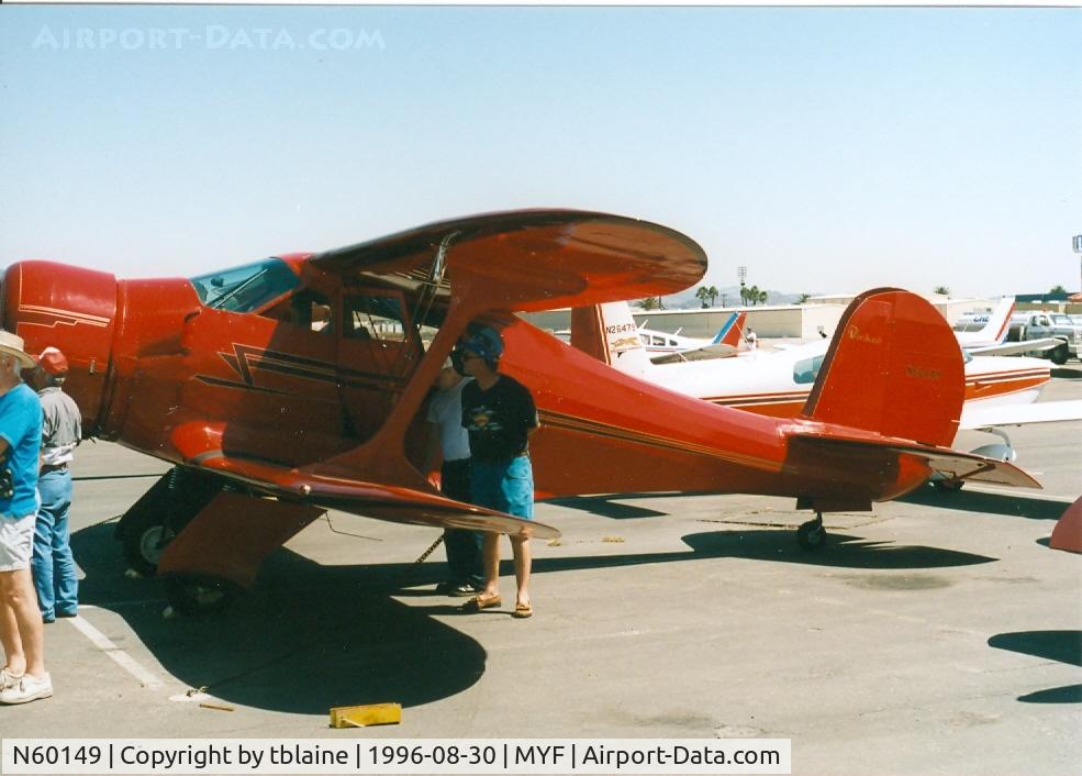 N60149, 1943 Beech D17S Staggerwing C/N 4867, 1996 Beech Staggerwing Convention at MYF
