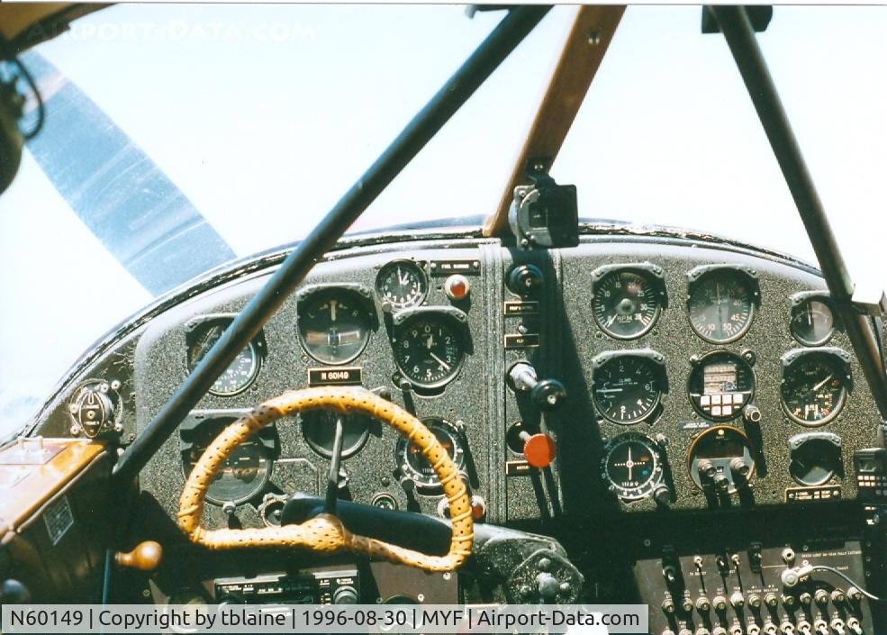 N60149, 1943 Beech D17S Staggerwing C/N 4867, 1996 Beech Staggerwing Convention at MYF