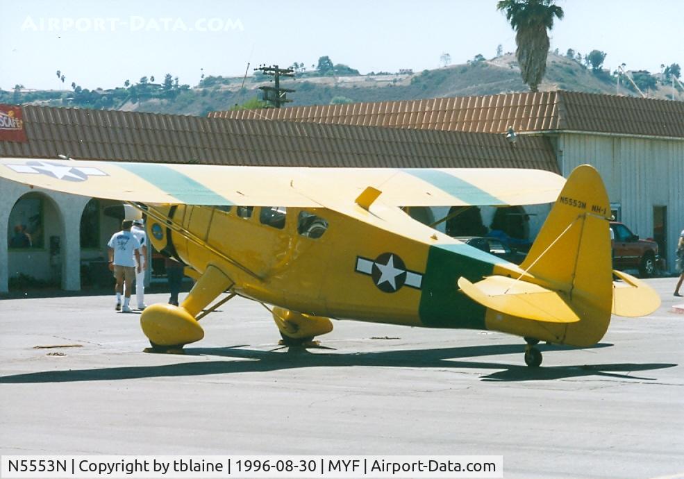 N5553N, 1944 Howard Aircraft DGA-15P C/N 978, 1996 Beech Staggerwing Convention at MYF