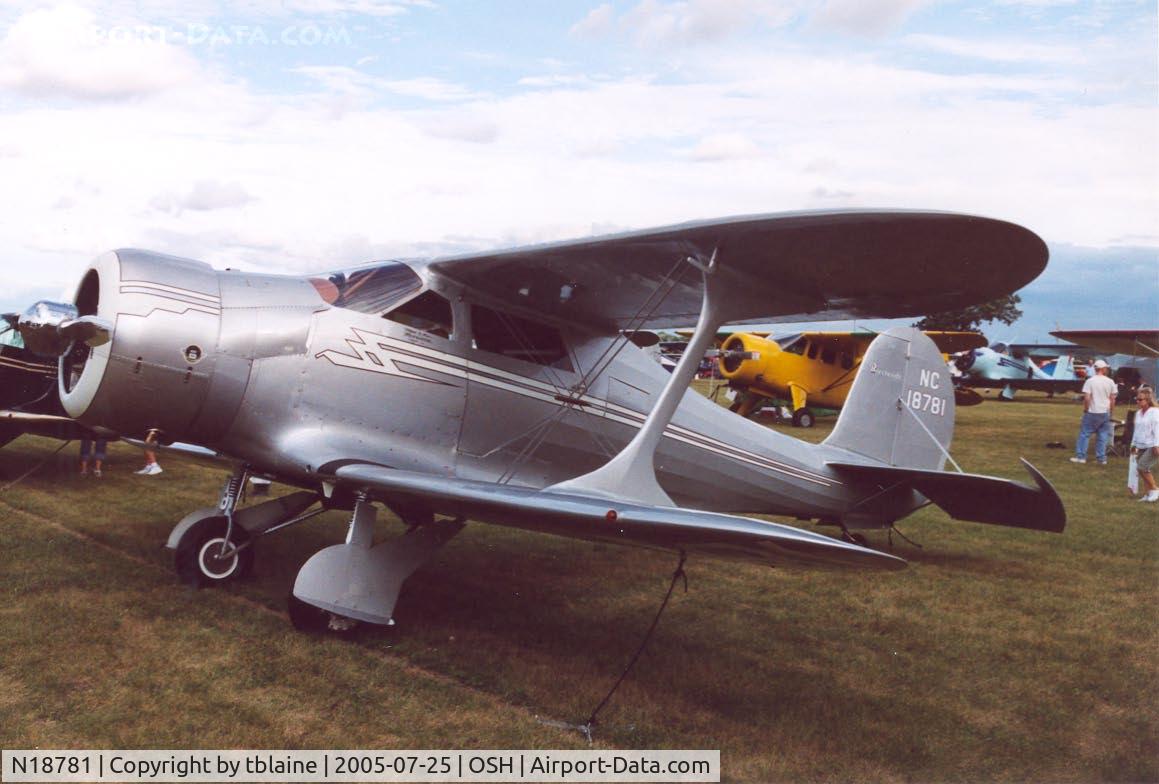 N18781, 1938 Beech F17D Staggerwing C/N 204, EAA AirVenture