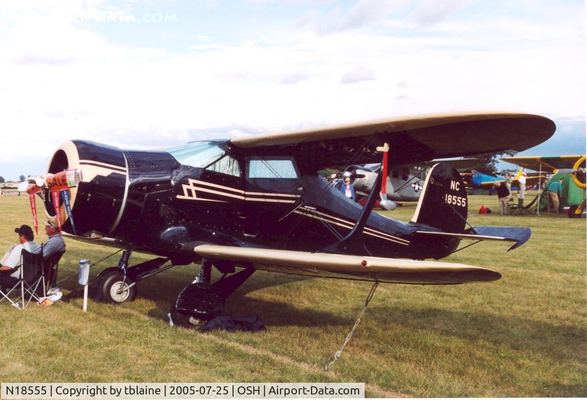 N18555, 1937 Beech F17D Staggerwing C/N 157, EAA AirVenture