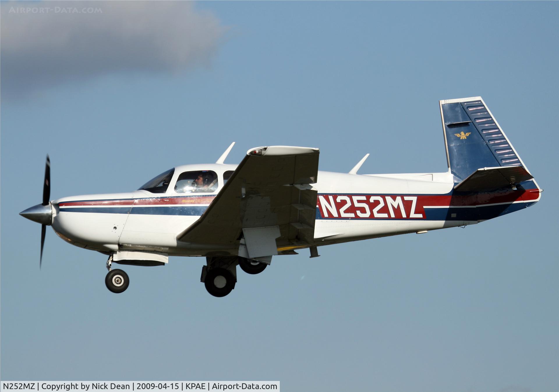 N252MZ, 1986 Mooney M20K 252TSE C/N 25-1051, KPAE