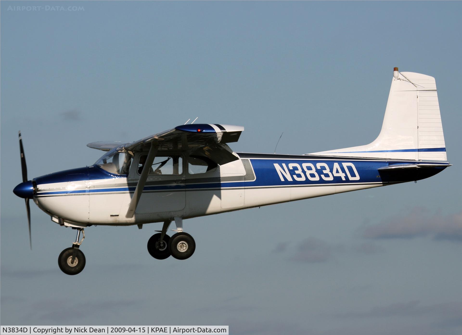 N3834D, 1957 Cessna 182A Skylane C/N 34534, KPAE