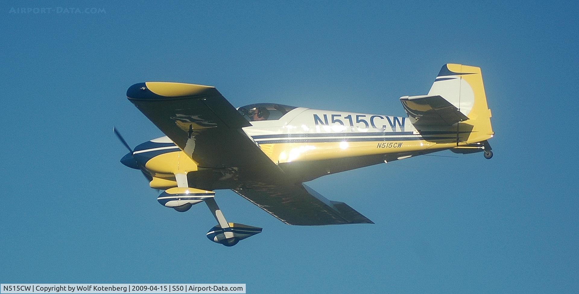 N515CW, 2004 Vans RV-6 C/N 22716, dropping in for a landing
