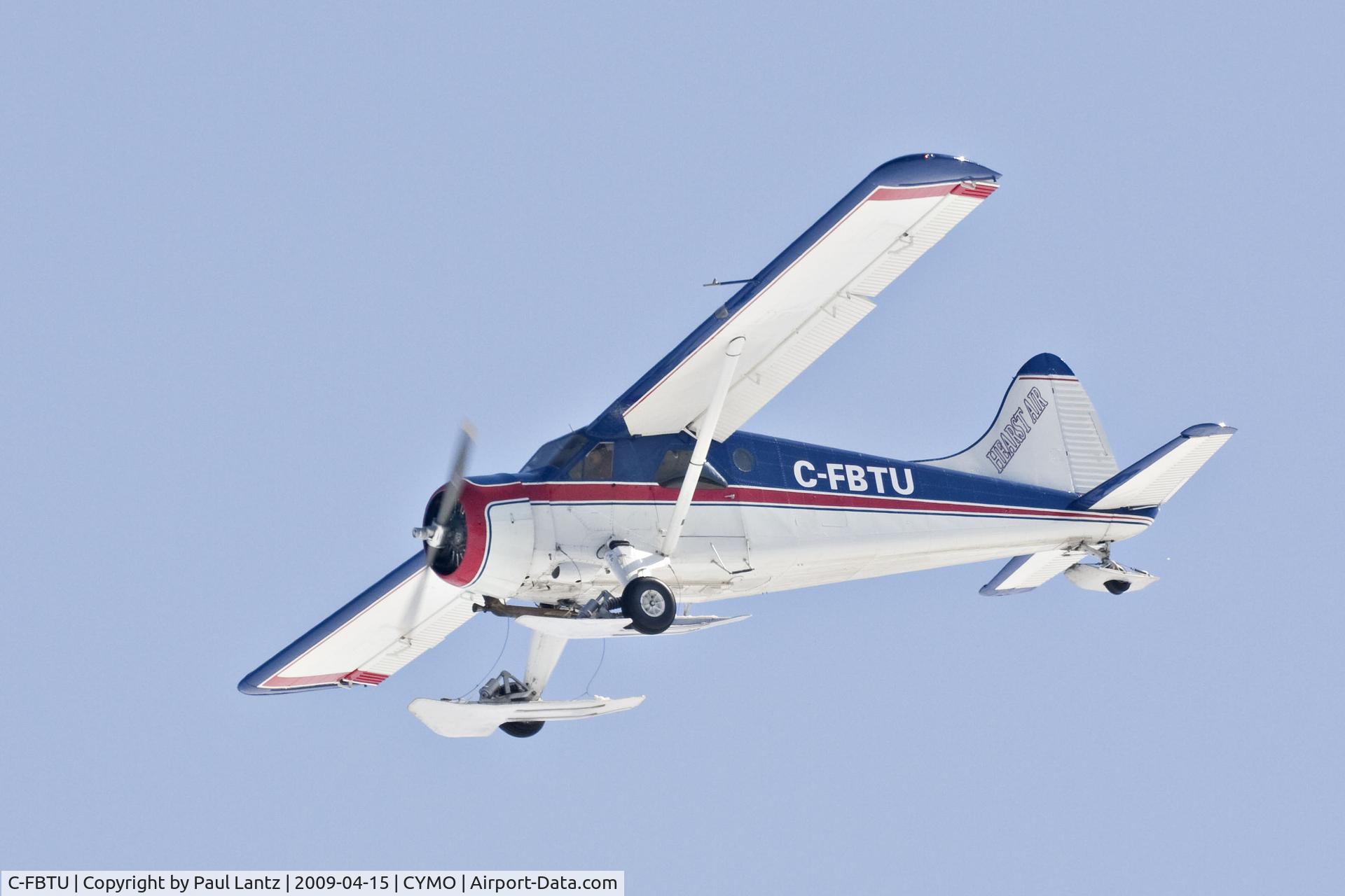 C-FBTU, 1964 De Havilland Canada DHC-2 Beaver Mk.I C/N 1564, Hearst Air DHC-2 over the Moose River at Moosonee