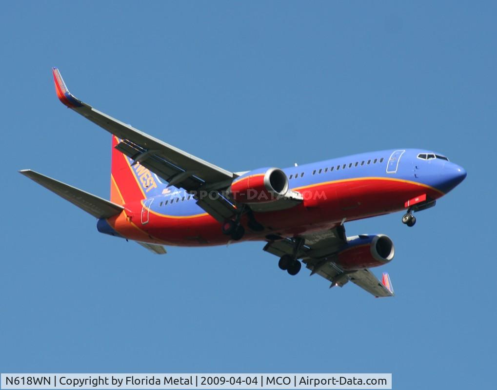 N618WN, 1995 Boeing 737-3H4 C/N 28034, Southwest 737-300