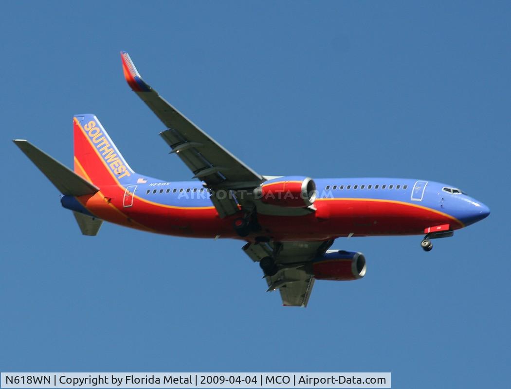 N618WN, 1995 Boeing 737-3H4 C/N 28034, Southwest 737-300