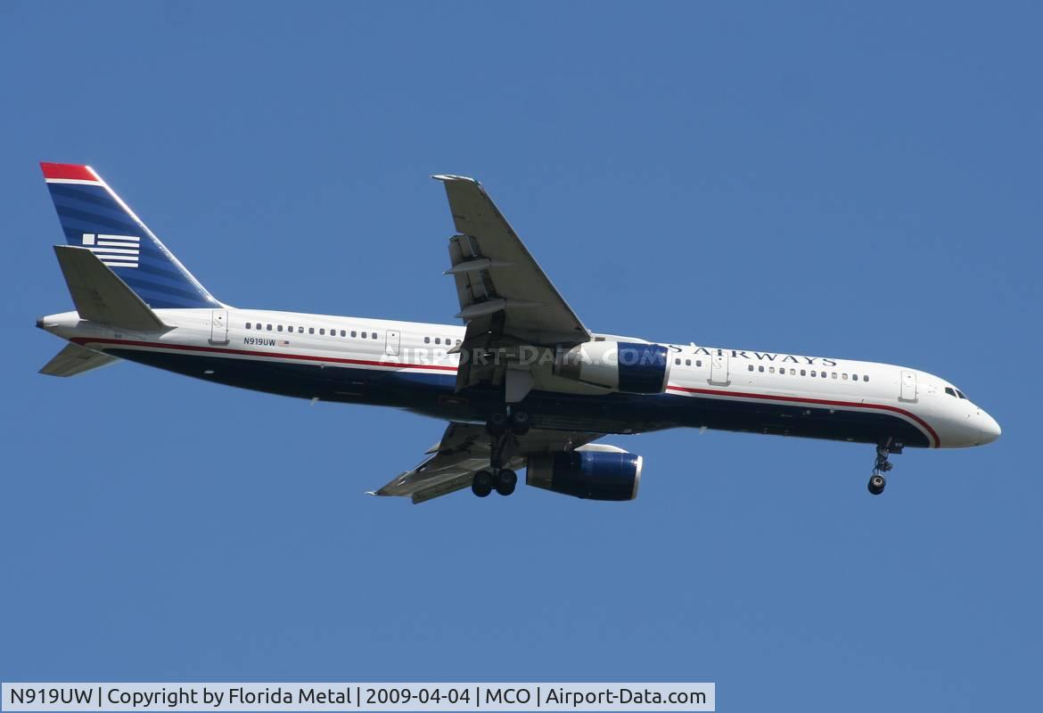 N919UW, 1982 Boeing 757-225 C/N 22198, US Airways 757-200