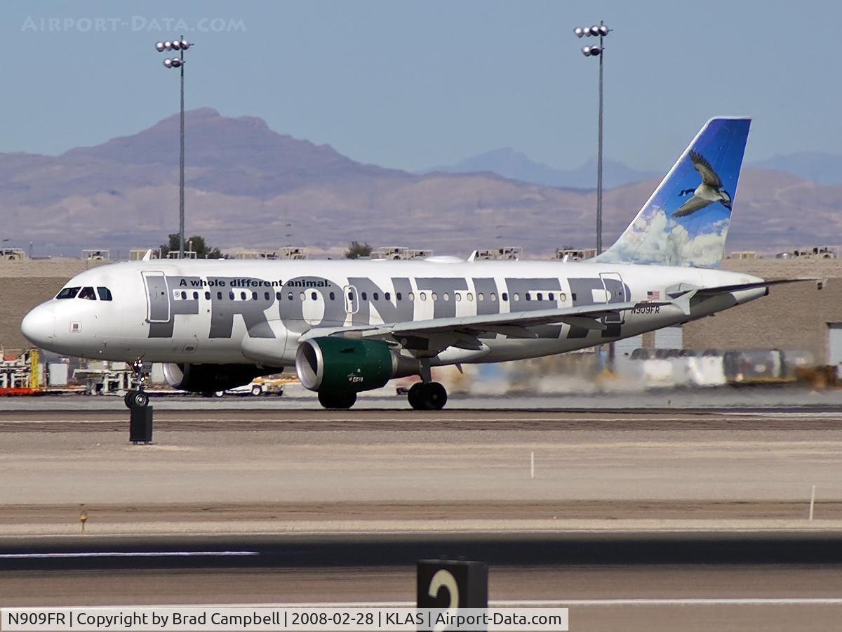 N909FR, 2002 Airbus A319-111 C/N 1761, Frontier Airlines - 'Lucy - Canada Goose' (Retired) / 2002 Airbus A319-111