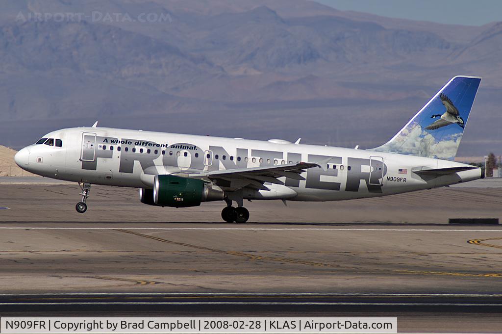 N909FR, 2002 Airbus A319-111 C/N 1761, Frontier Airlines - 'Lucy - Canada Goose' (Retired) / 2002 Airbus A319-111