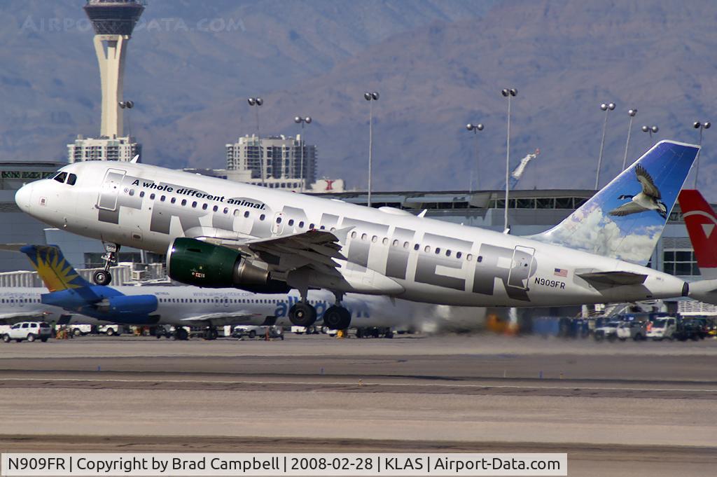 N909FR, 2002 Airbus A319-111 C/N 1761, Frontier Airlines - 'Lucy - Canada Goose' (Retired) / 2002 Airbus A319-111
