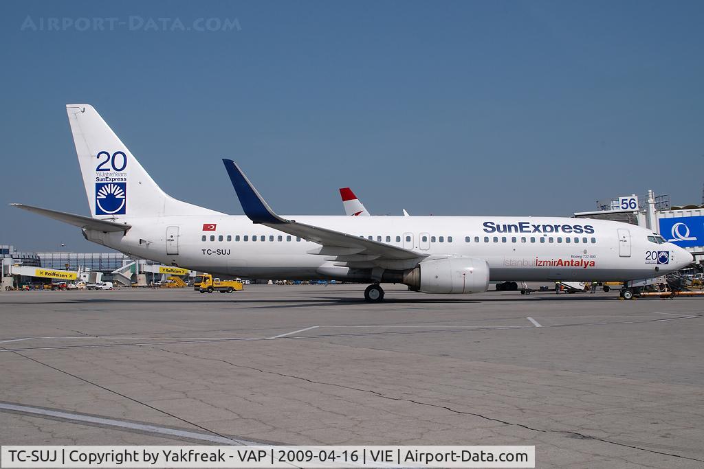 TC-SUJ, 2003 Boeing 737-8CX C/N 32368/1289, Sun Express Boeing 737-800