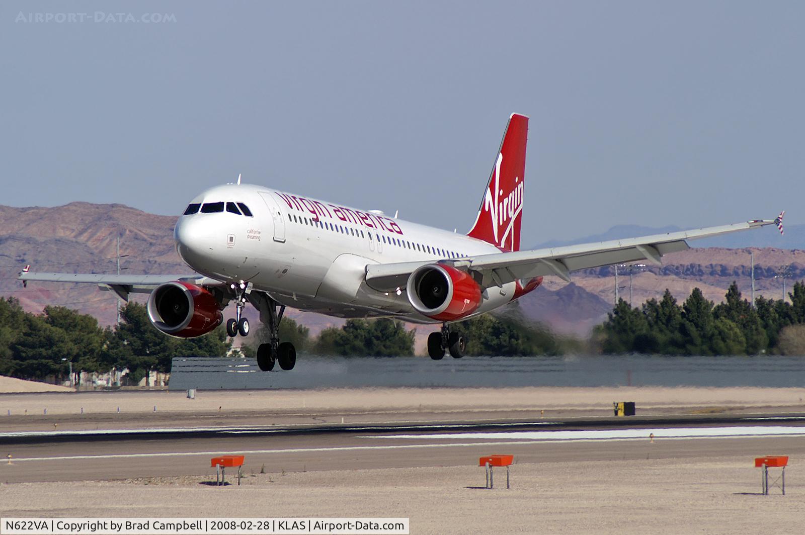 N622VA, 2006 Airbus A320-214 C/N 2674, Virgin America - 'California Dreaming' / 2006 Airbus A320-214