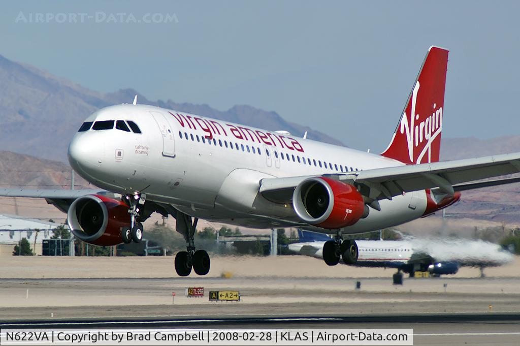 N622VA, 2006 Airbus A320-214 C/N 2674, Virgin America - 'California Dreaming' / 2006 Airbus A320-214