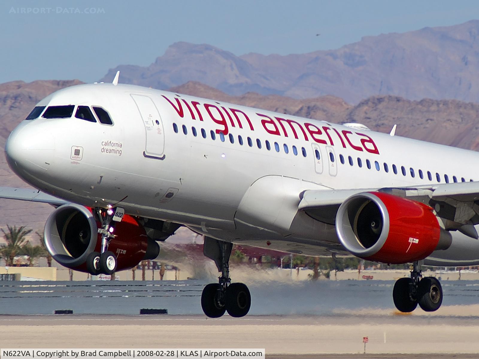 N622VA, 2006 Airbus A320-214 C/N 2674, Virgin America - 'California Dreaming' / 2006 Airbus A320-214
