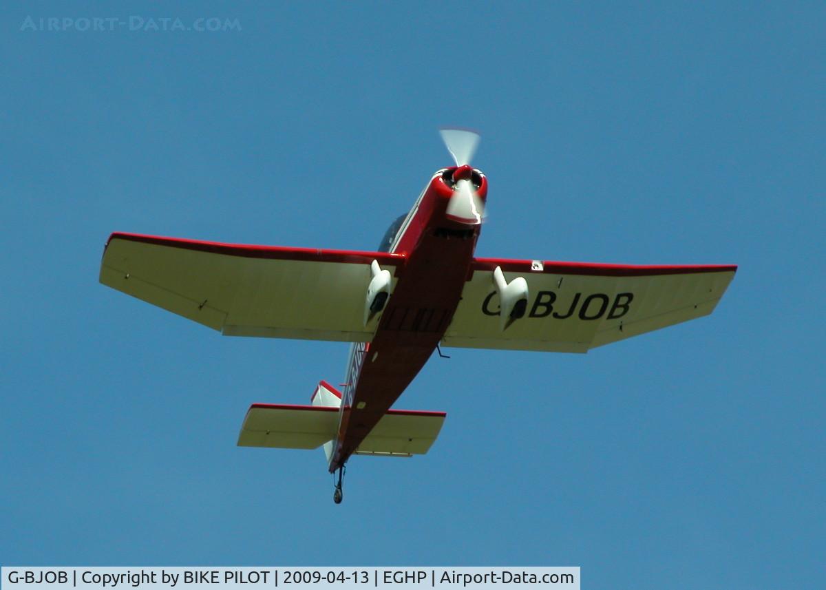 G-BJOB, 1964 SAN Jodel D-140C Mousquetaire III C/N 118, CLIMB OUT FROM RWY 21