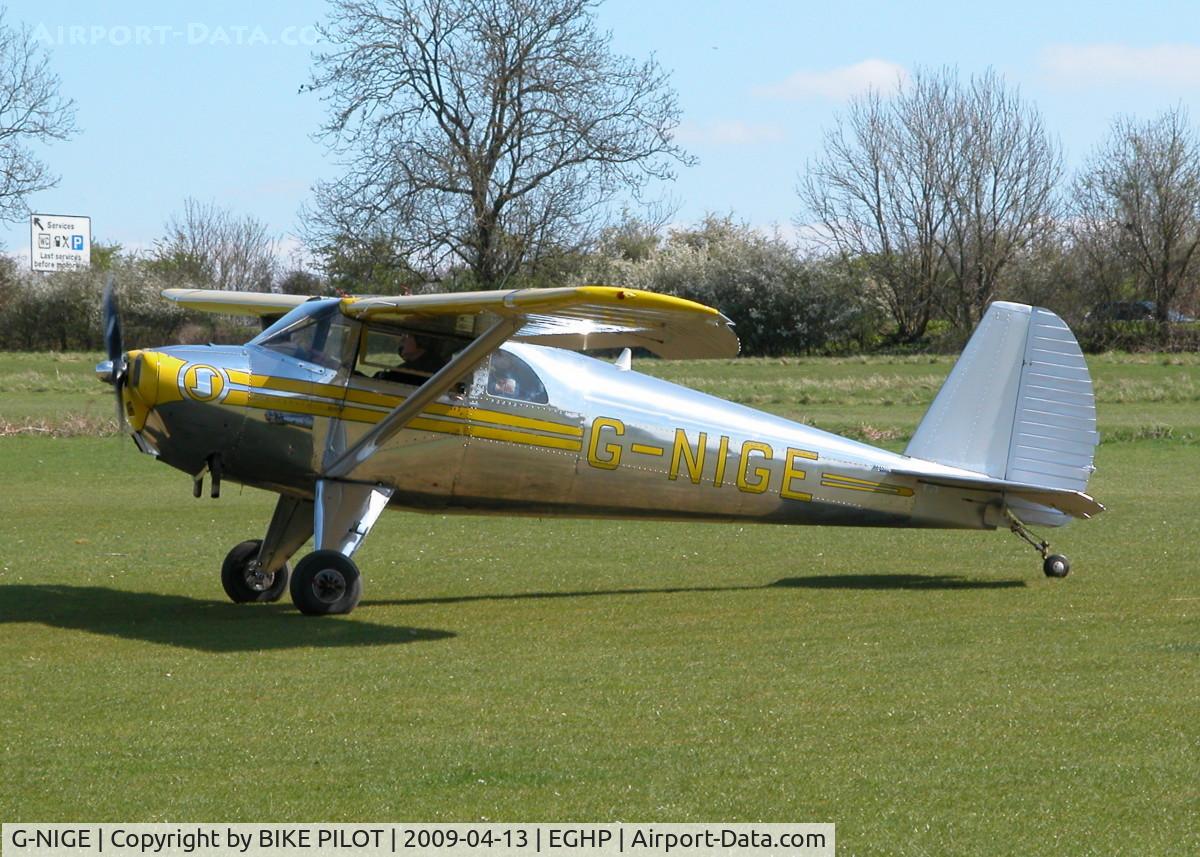 G-NIGE, 1946 Luscombe 8E Silvaire C/N 3525, PRISTINE RESIDENT LUSCOMBE